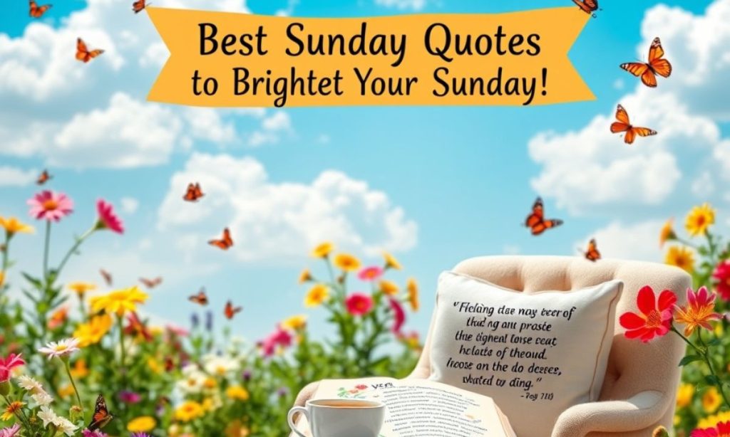 Best Sunday Quotes to Brighten Your Sunday
