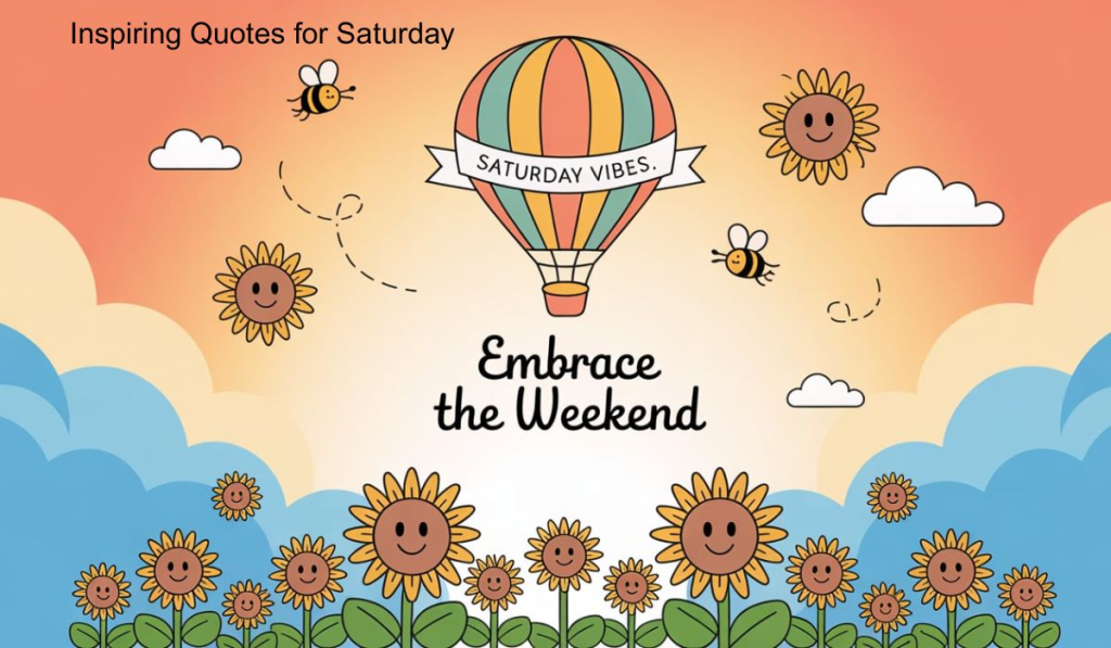 Inspiring Quotes for Saturday